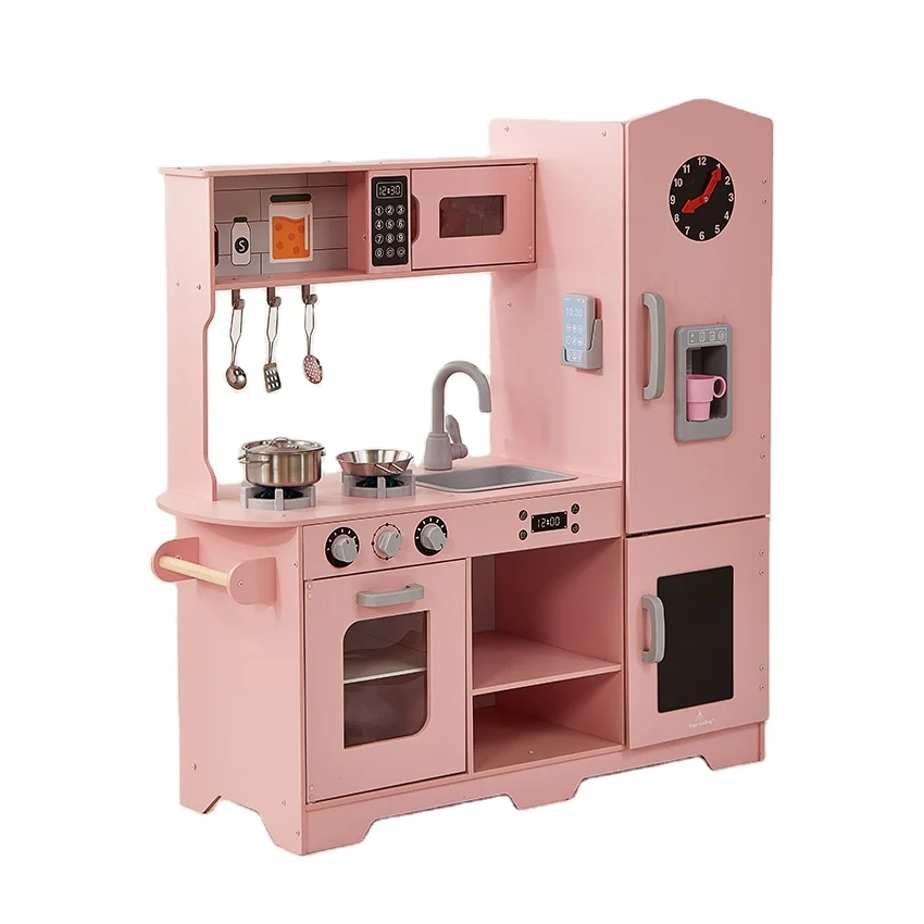 kids light wooden kitchen toys for Children Gifts