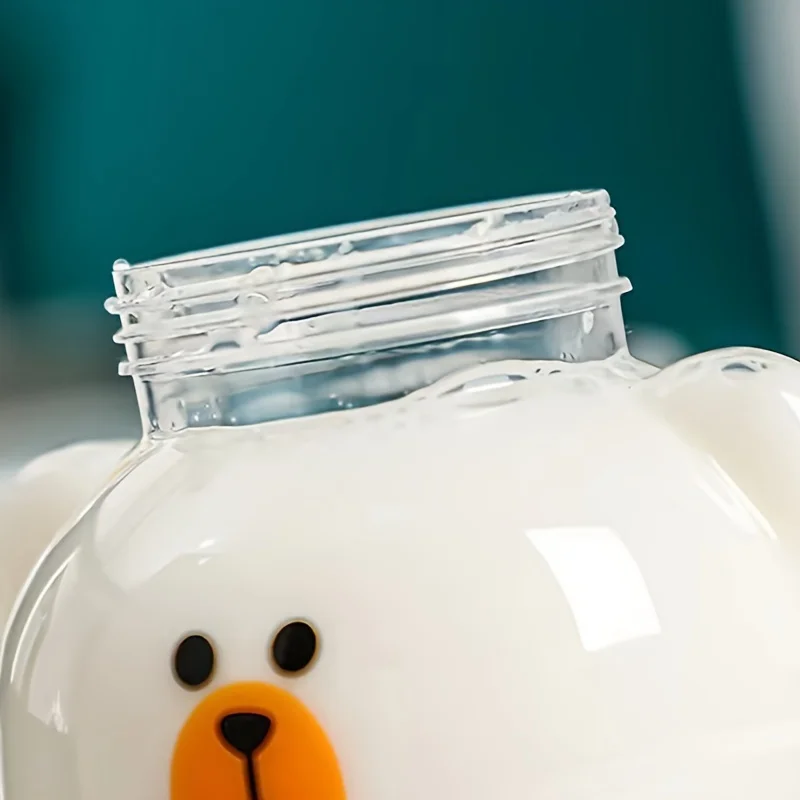 Hot Selling 16 OZ animal cute shape juice milk tea plastic PET bottle