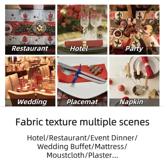 Disposable Color Paper Napkins Airlaid Dinner Napkins Linen Feel Napkins for Wedding Hotel Party Restaurant