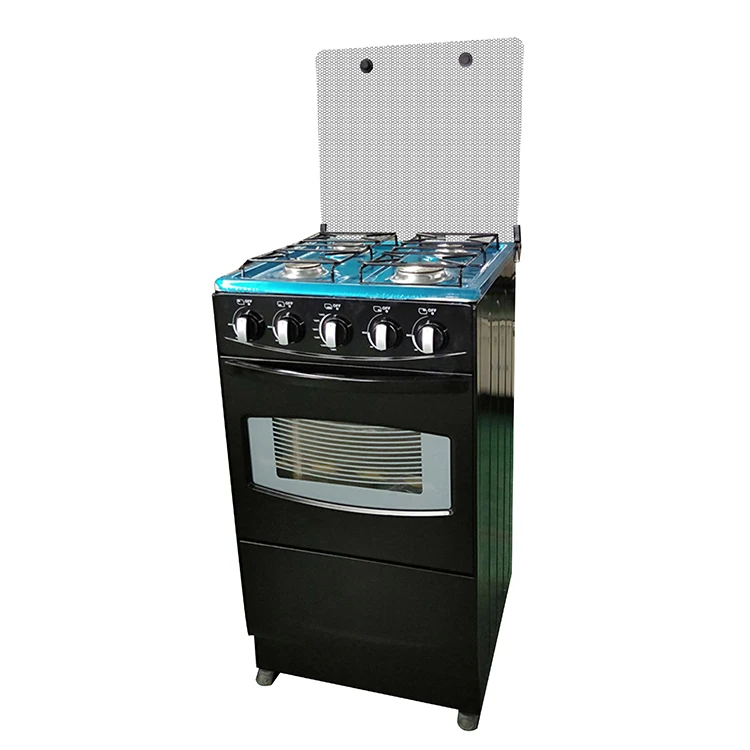 Zhongshan hot sale gas cooker oven with 4 brass gas burners for south American