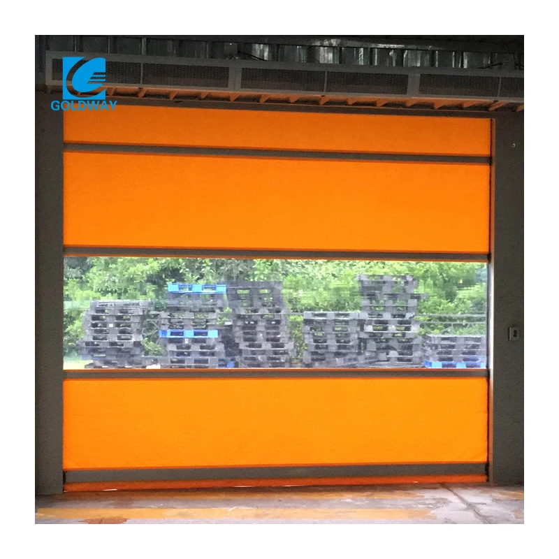 Automatic Pvc High Speed Rolling Doors Industrial High Speed Roll Up Door for warehouse