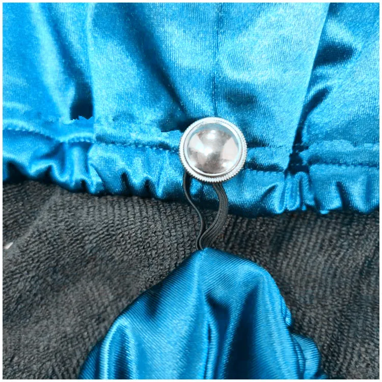 Microfiber satin hair turban wrap towel custom head towel turban for spa