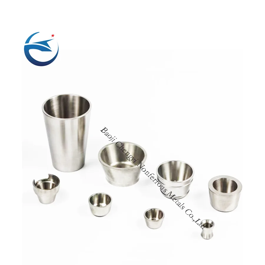 Customizable high-purity, high-temperature resistant tungsten crucible, molybdenum crucible, factory direct sales