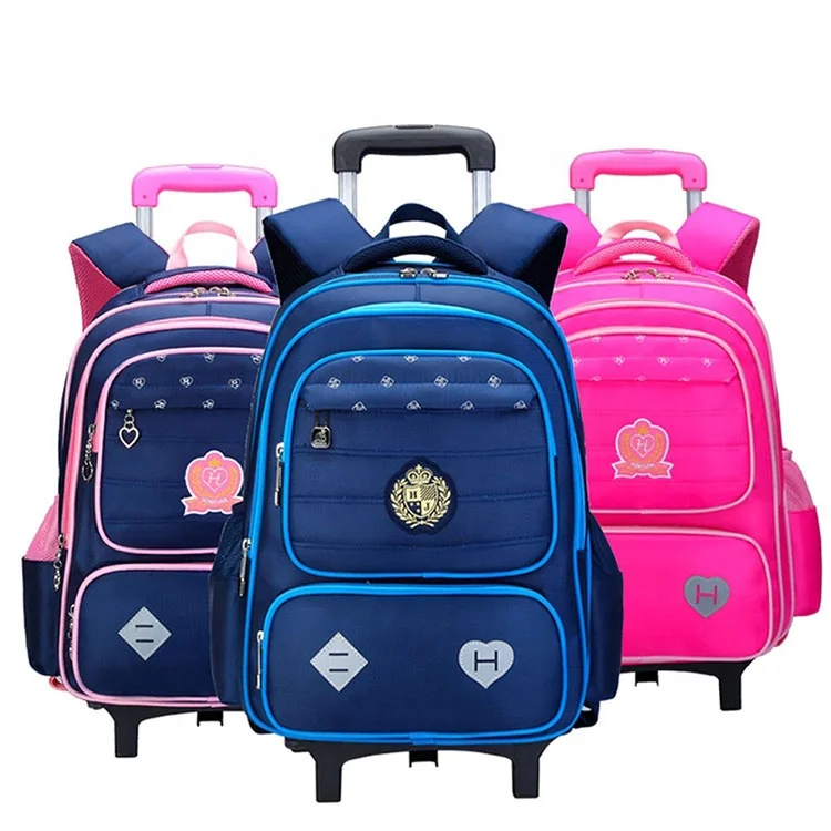 
Chinese manufacturers direct sales trolley bag school children trolley school bags 