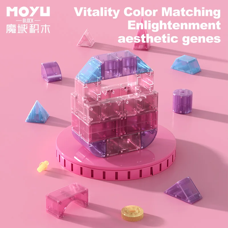 High Quality Transformable Magnetic Sticks tiles Building Blocks Educational Games Princess Magnetic Blocks Toys For Children