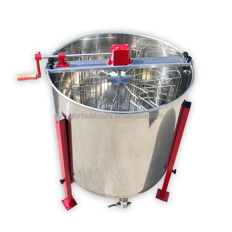 Ручной аппарат для извлечения меда 6 рамок из нержавеющей стали радиальный пчеловода оборудование пчеловодства