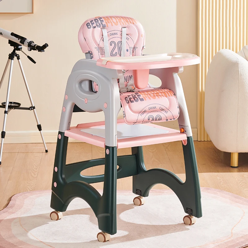 2024 mutil function baby furniture wholesale children playing study table chair baby feeding high chair