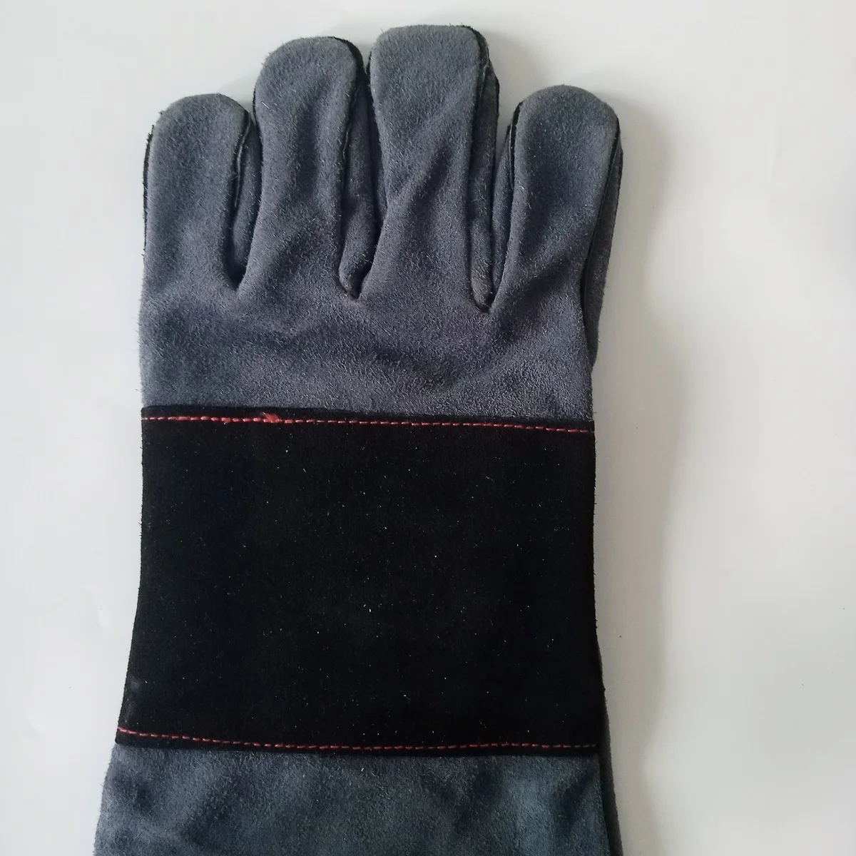 Reinforced cowhide split leather heavy duty welding gloves industrial safety hand protection uconstrct grill oven bbq gloves