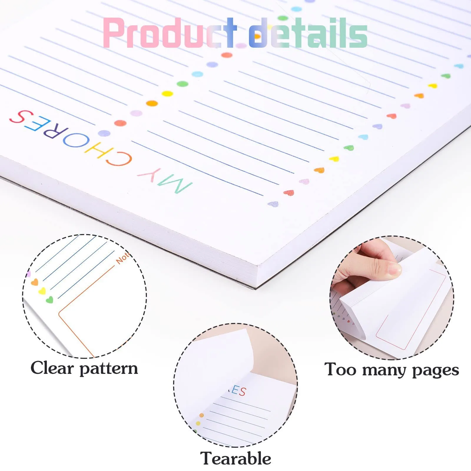 Hot Sales Custom Oem Memo Pad Fridge Magnet Strong Magnetic To Do List Notepad