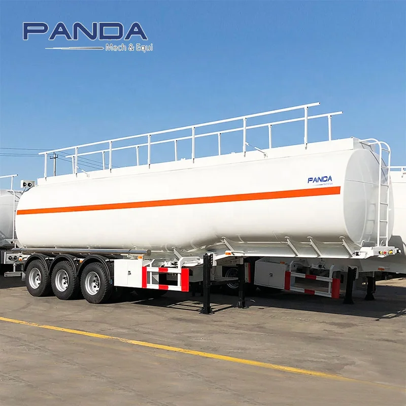 New 3 axle 40 cbm 54cbm Gasoline Fuel Tanker Petrol Tank semi Trailer manufacturers in china