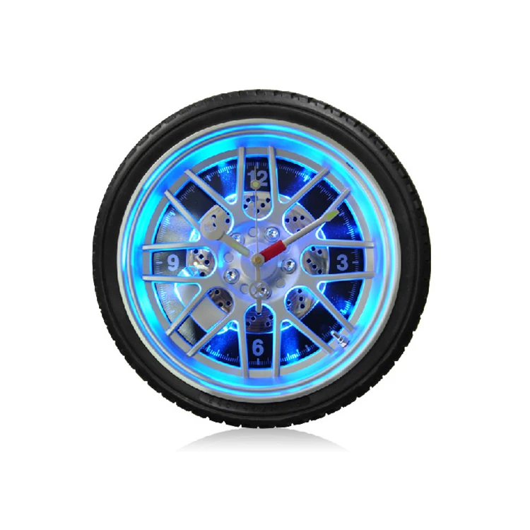 Factory Hot Sale Circular Fashion Modern Single Face Wheel Clock For Office Home Decorative