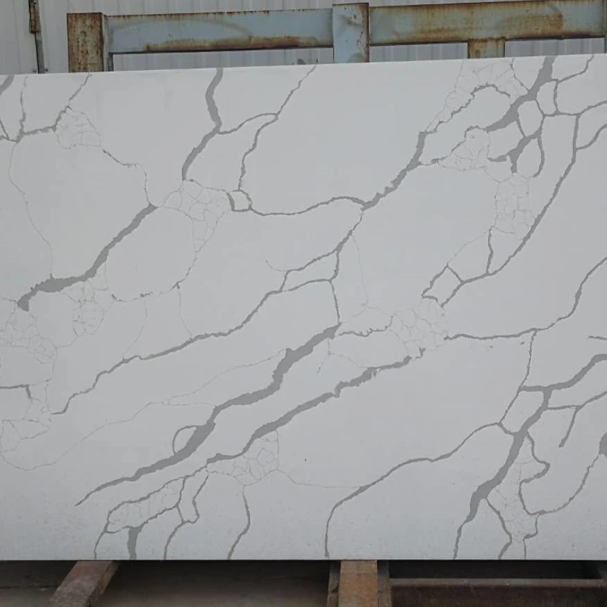 Kitchen Countertop Island Calacatta Quartz Slab