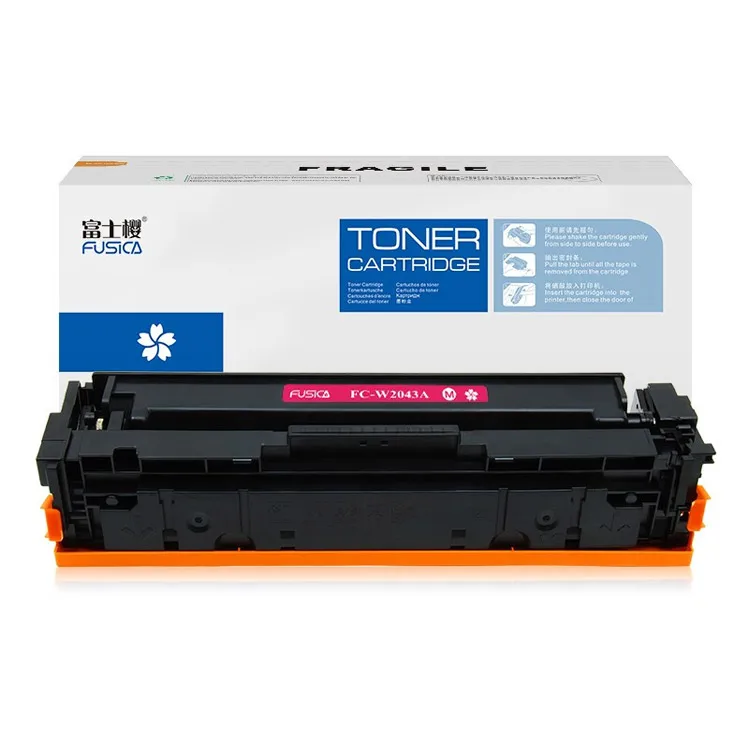 FUSICA Завод Лазерный принтер совместимый Замена 416A W2040A 2041A 2042A 2043A цвет оптовая продажа тонер-картридж для HP