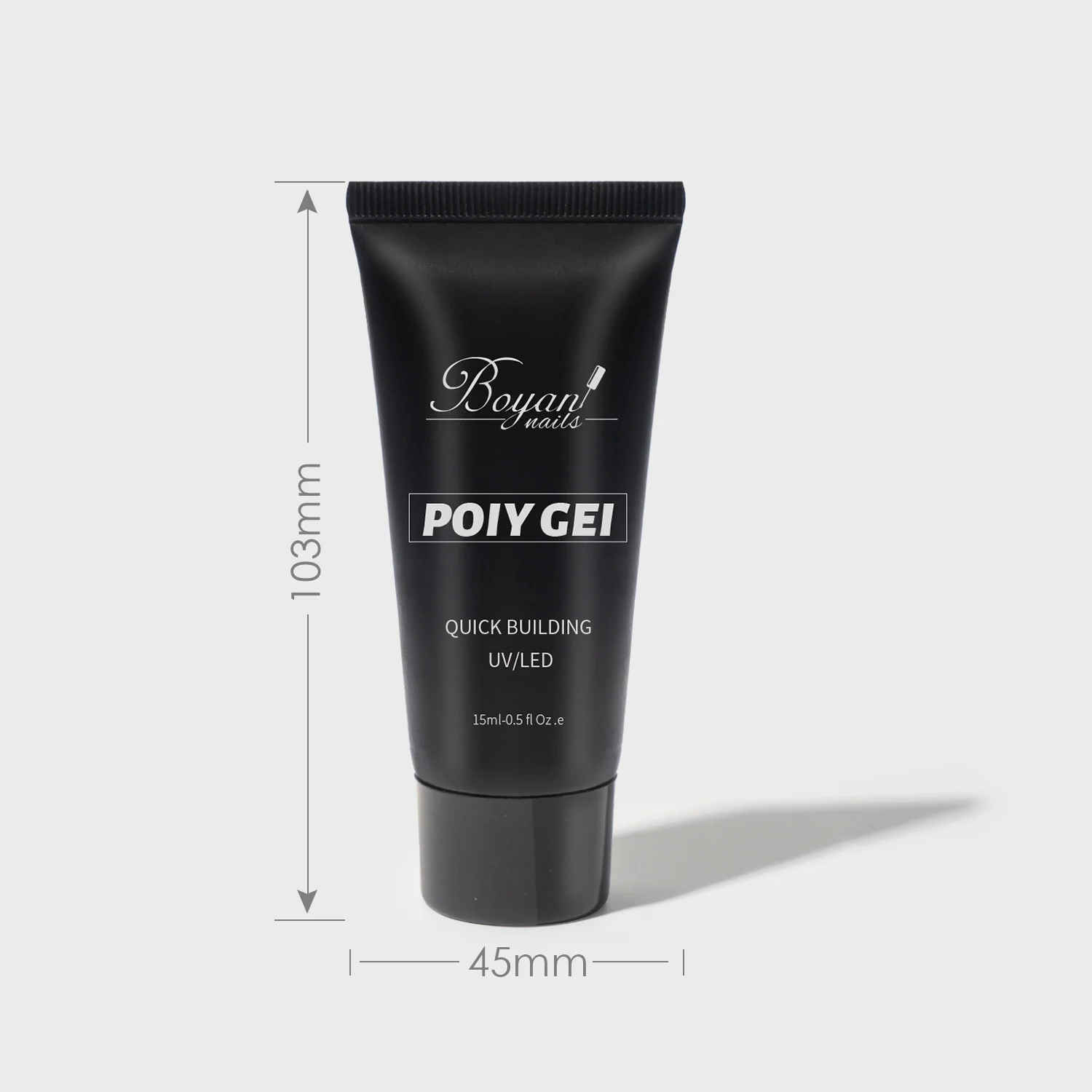 SCI custom consistency private label organic bright colors nail art poly build gel kit