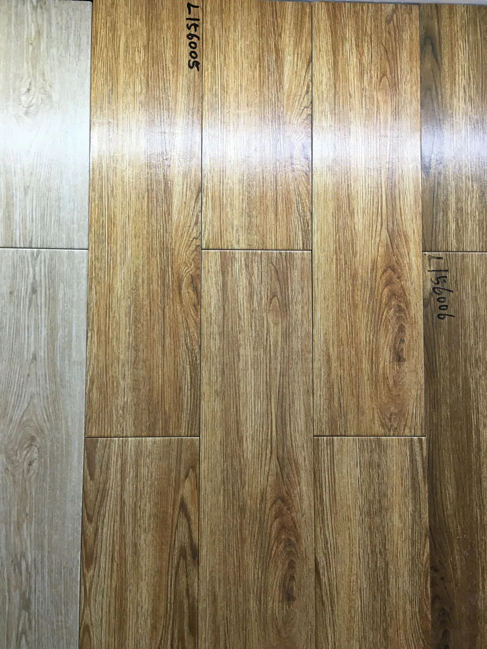 Foshan high quality Wood look tile Hotel timber tile 150x600 for living room natural wood finished floor Tile