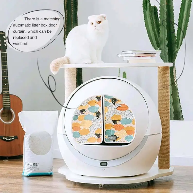 Новейший дизайн Автоматической самоочистки смарт-наполнитель для кошачьего туалета коробка