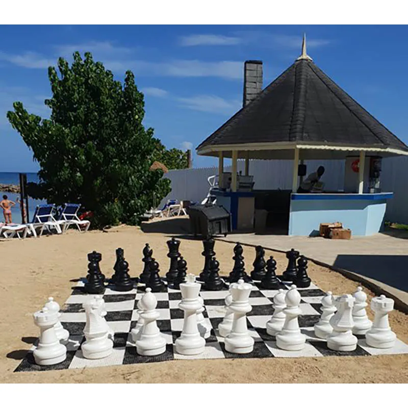 Mega lawn chess set