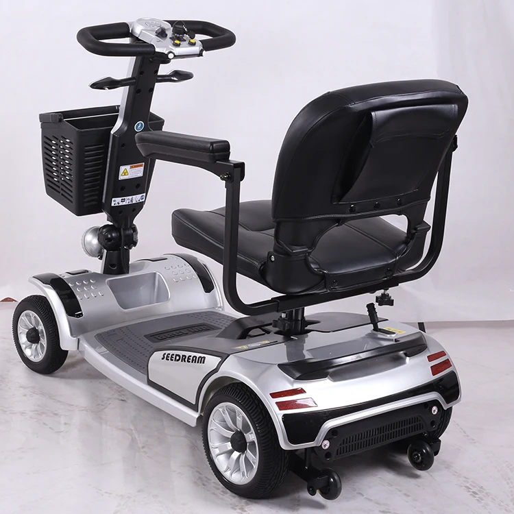 lianmei atv 250W folding lightweight electric mobility handicapped scooter for old / disabled people