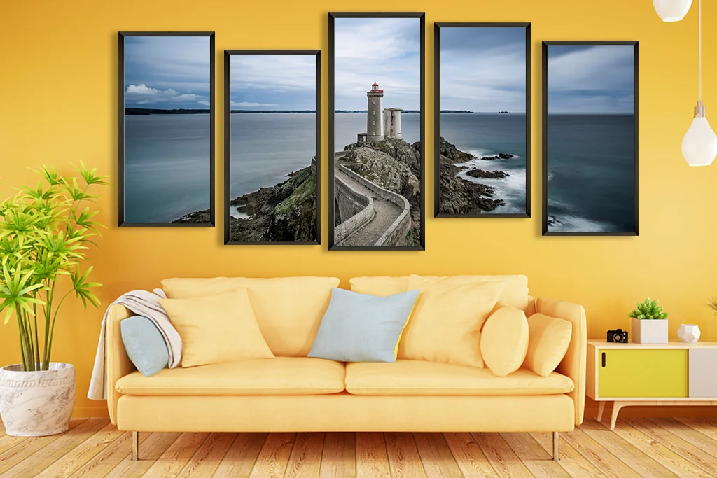 landscape paintings on canvas Home decor paintings movie poster materials metal wall art seascape paintings Modern style