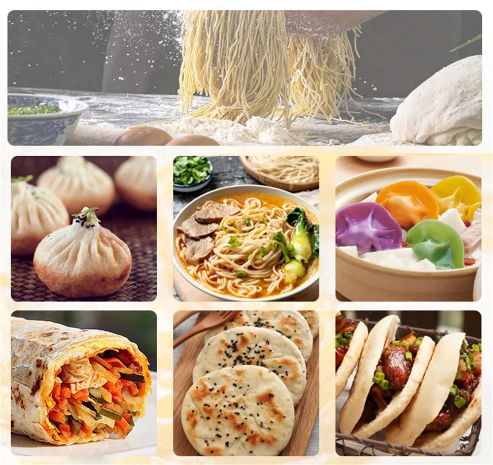 Full Automatic Stainless Steel Pizza Pastry Dough Roller Sheeter Electric Dough Roller Pressing Making Machine