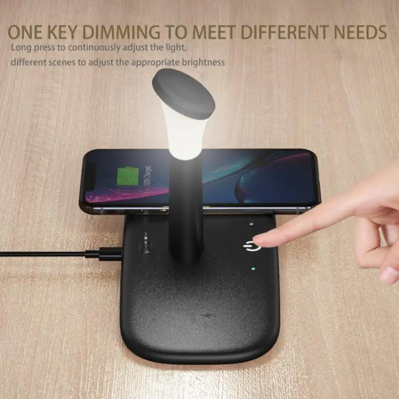 
5 IN 1 Type-C 15W Wireless Charger with Table Night Lamp For Apple Watch/IPhone/Sansung/Huawei Wireless Charger 5 IN 1 Type-C&nbsp;15W Wireless Charger with Table Night Lamp For Apple Watch/IPhone/Sansung/Huawei Wireless Charger&nbsp;