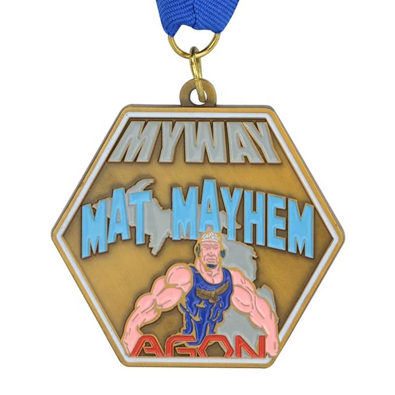 Medal Maker Custom Metal Soccer League Gold Medals And Trophies 1St For Soccer Football Sports