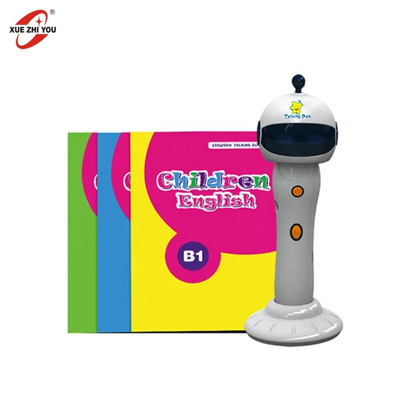 Factory Production 0-12 Years Old 6 Languages Multiple Functions Voice Magic Talking Pen With Book