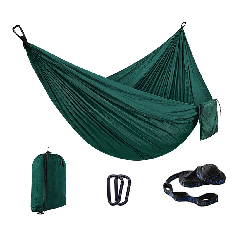 Wholesale Camping Hiking Accessories 100% Nylon Portable Lightweight High Quality Hammock With Carry Bag