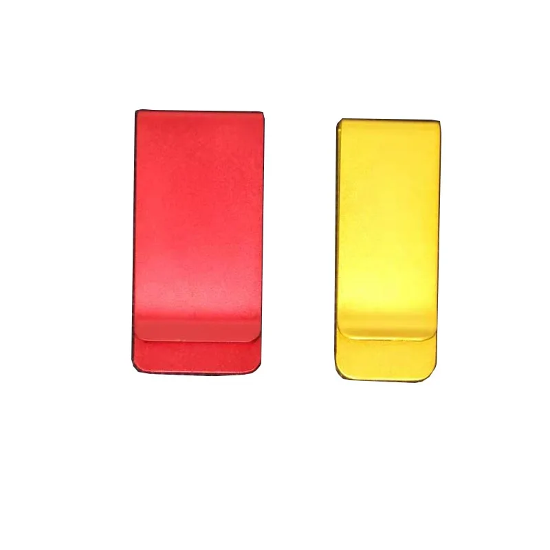 Custom Logo Metal Aluminum  Stainless Steel Money Clip For paper money