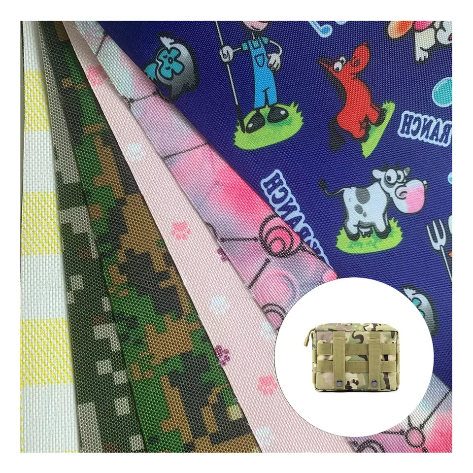 100% polyester oxford printed fabric digital printing Oxford Fabric