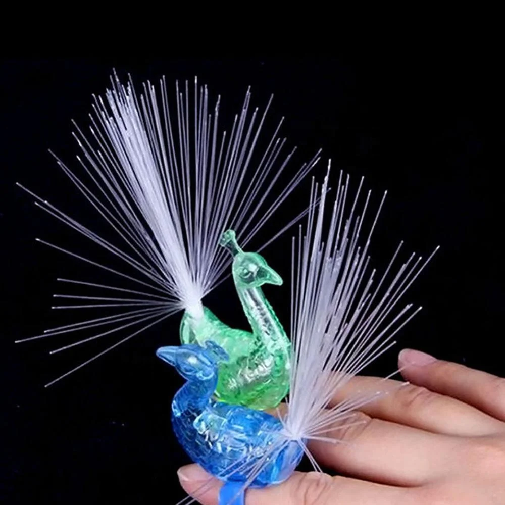 Светящиеся павлиньи пальцы огни детские игрушки