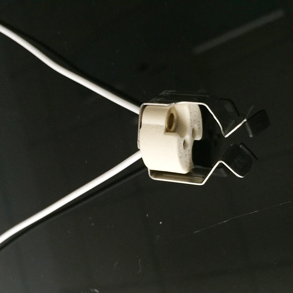 10A 50V T300 halogen GX5.3 lamp holder GU5.3 ceramic lamp base porcelain MR16 lamp socket