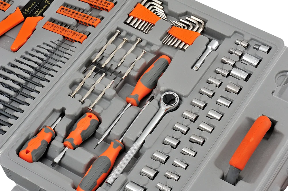 Tool box 428pcs mechanical workshop tools household repair kit with Twist drill bit
