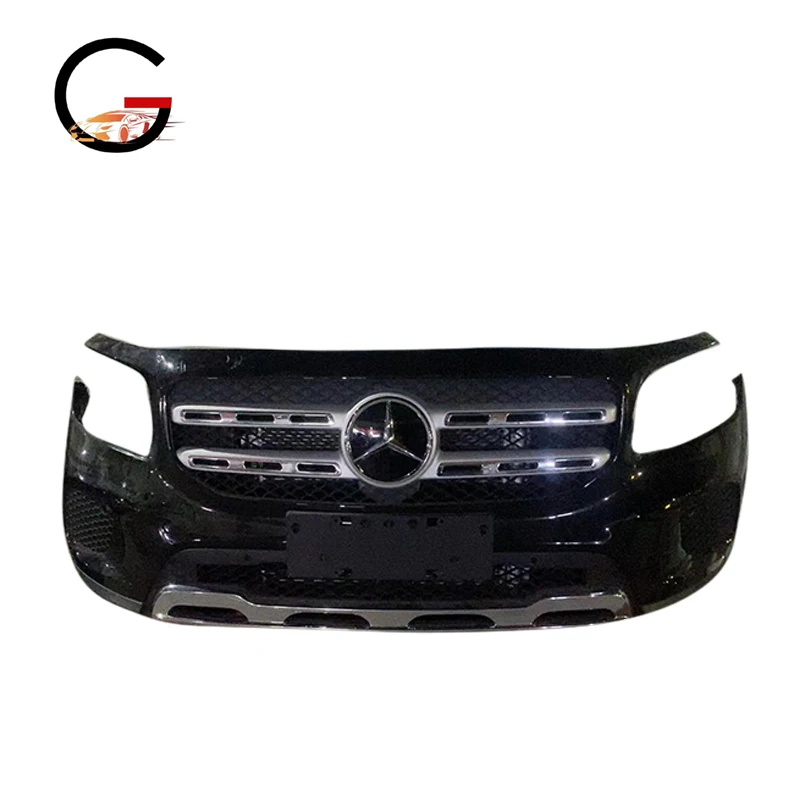 FOR Complete front nose radiator fog light grille mercedes glb 247 bumper accessories