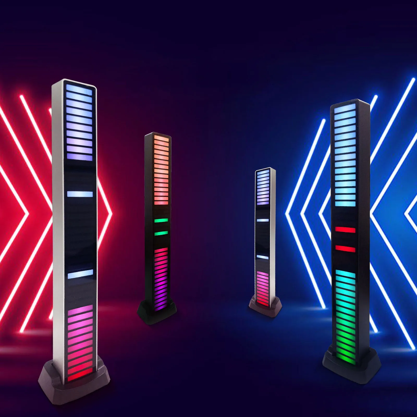 Gaming Light bar 2pcs Entertainment Lighting RGB Desktop Room Decor RGB Symphony Lights for Gaming Desktop Ambient Decor