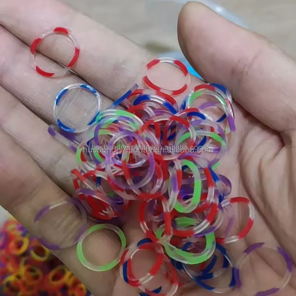 Horse Equestrian Braiding Bands Color Elastic Hair Rubber Bands