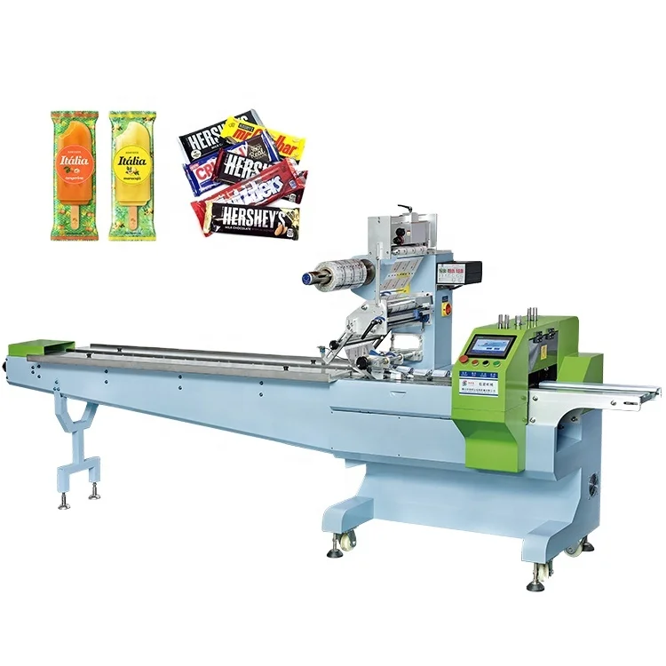 Automatic Candy Packaging Machine Chocolate Bar Wrapping Machine  Food Packing