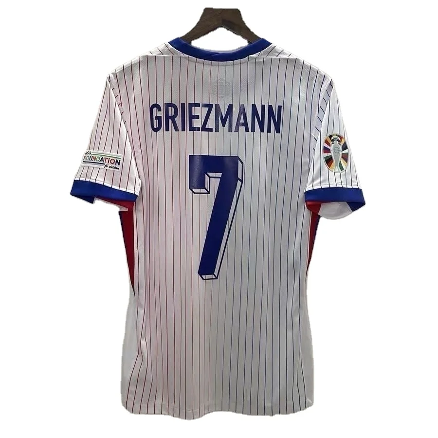 2024 France National Team Mbappe Soccer Jersey Adult Size GRIEZMANN Player Version Football Shirt