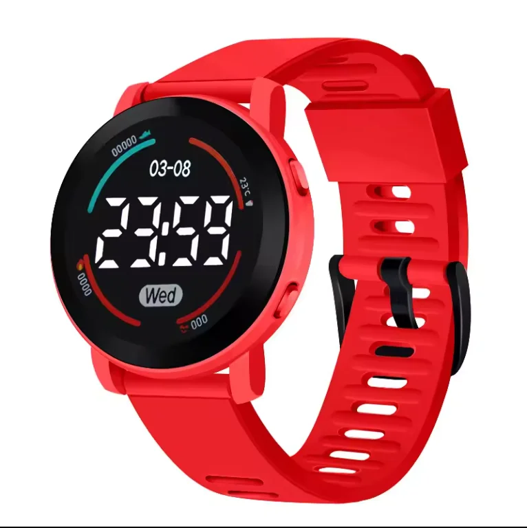 Digital Watch Luminous Calendar 2024 Kids Watches Waterproof Sports Wristwatch Children Electronic Clock