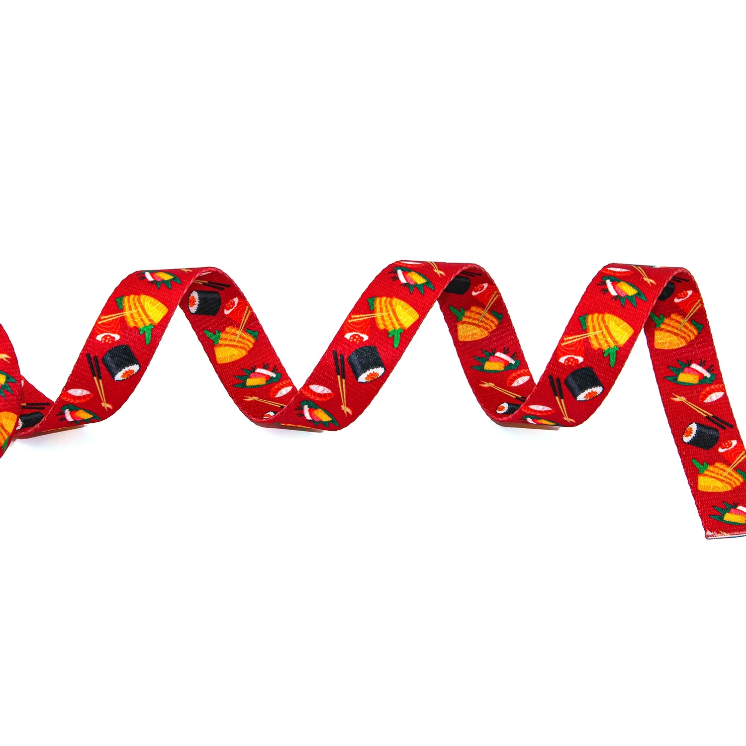 Factory Strap Printed Retractable Barrier Printed Webbing With Stars Custom Printed Webbing Polyester For Pet Collars Leashes