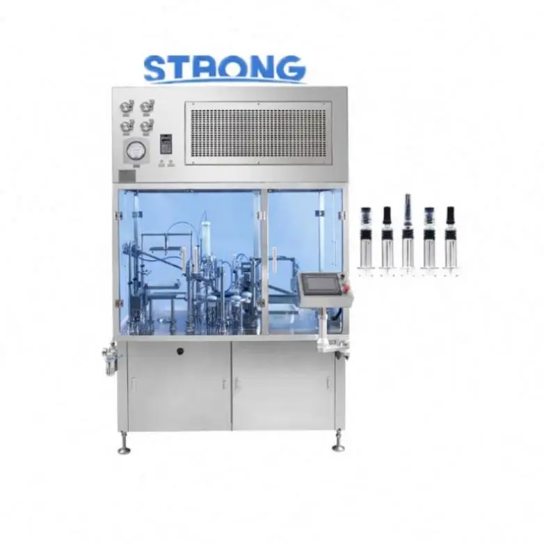 Glass Tube Pre-Filled Needle Filling Production Line Hyaluronic Acid Beauty Hydrafacial Needle Pre-Filling Machine