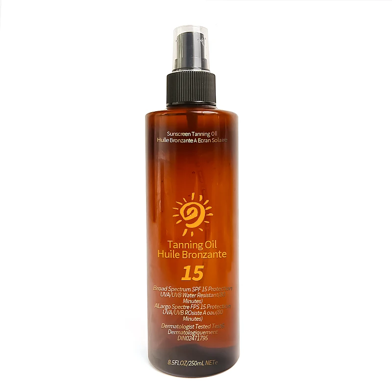 Private label bulk vegan natural self spray solution fake tan tanning oil