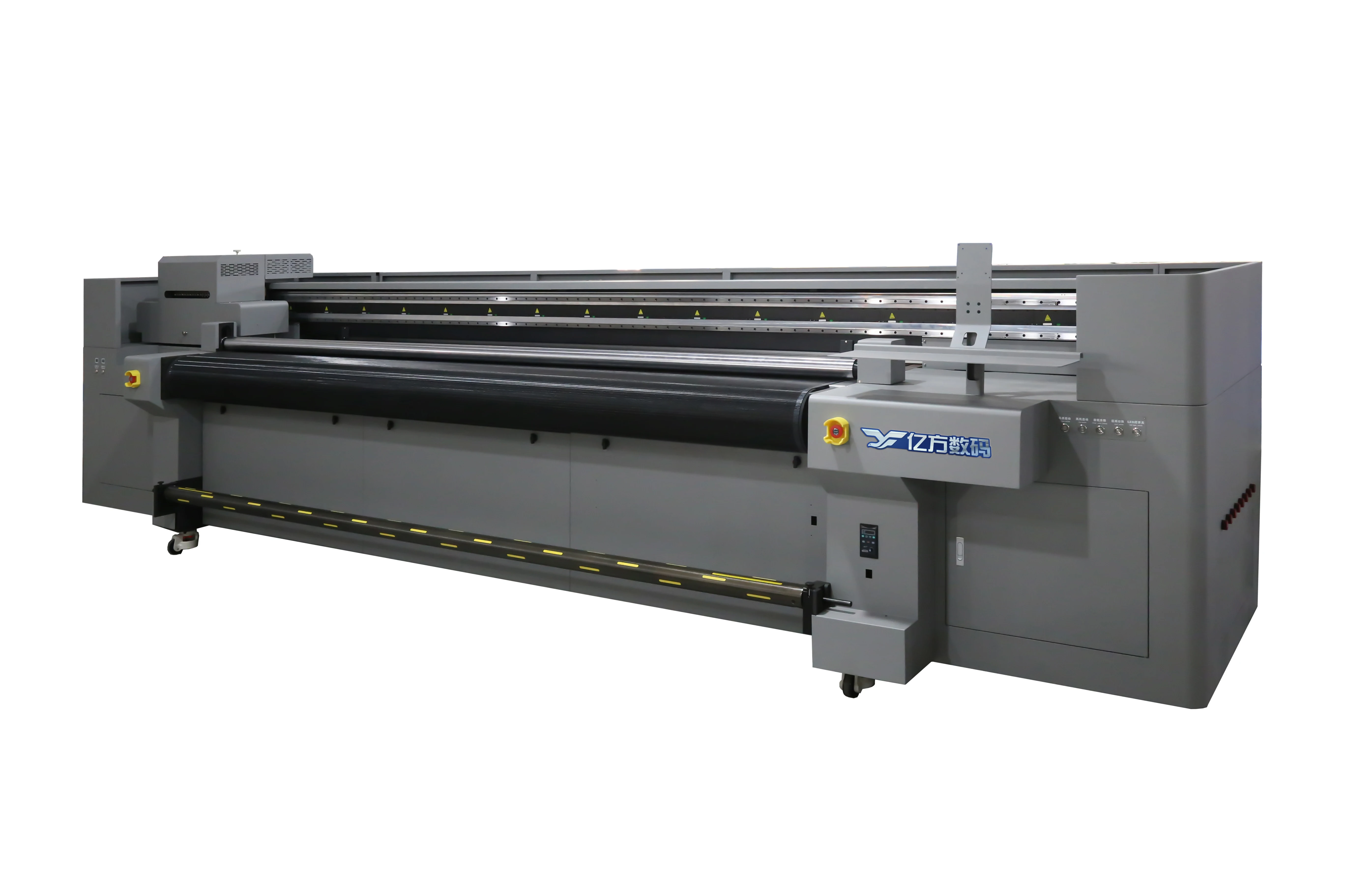 FORTUNE 3.2m UV hybrid printer for soft film and backlit uv printing banner light box leather
