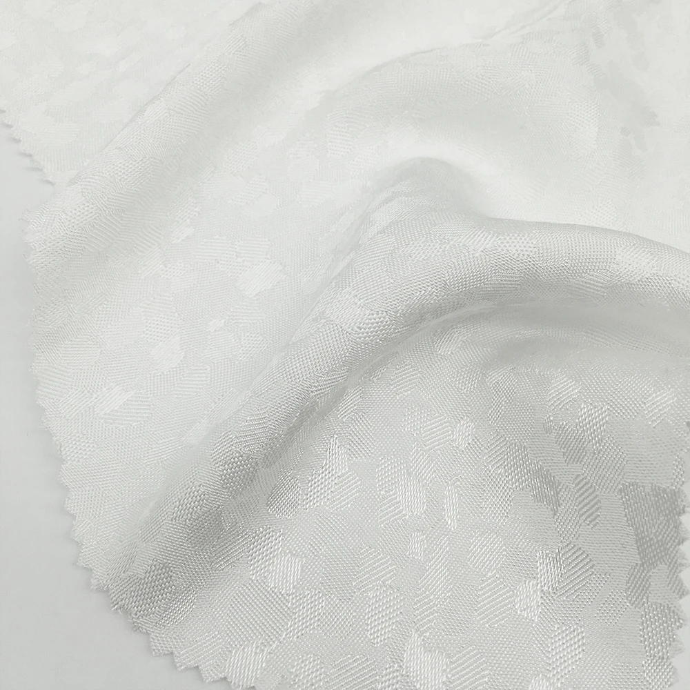 Viscose rayon leopard Jacquard fabric for dress material rayon fabric