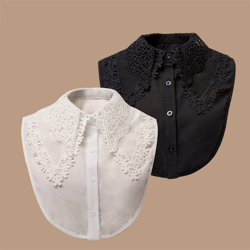 New High Quality Woman Fashion Neck Design Collar Detachable Shirt Stand Fake Collar