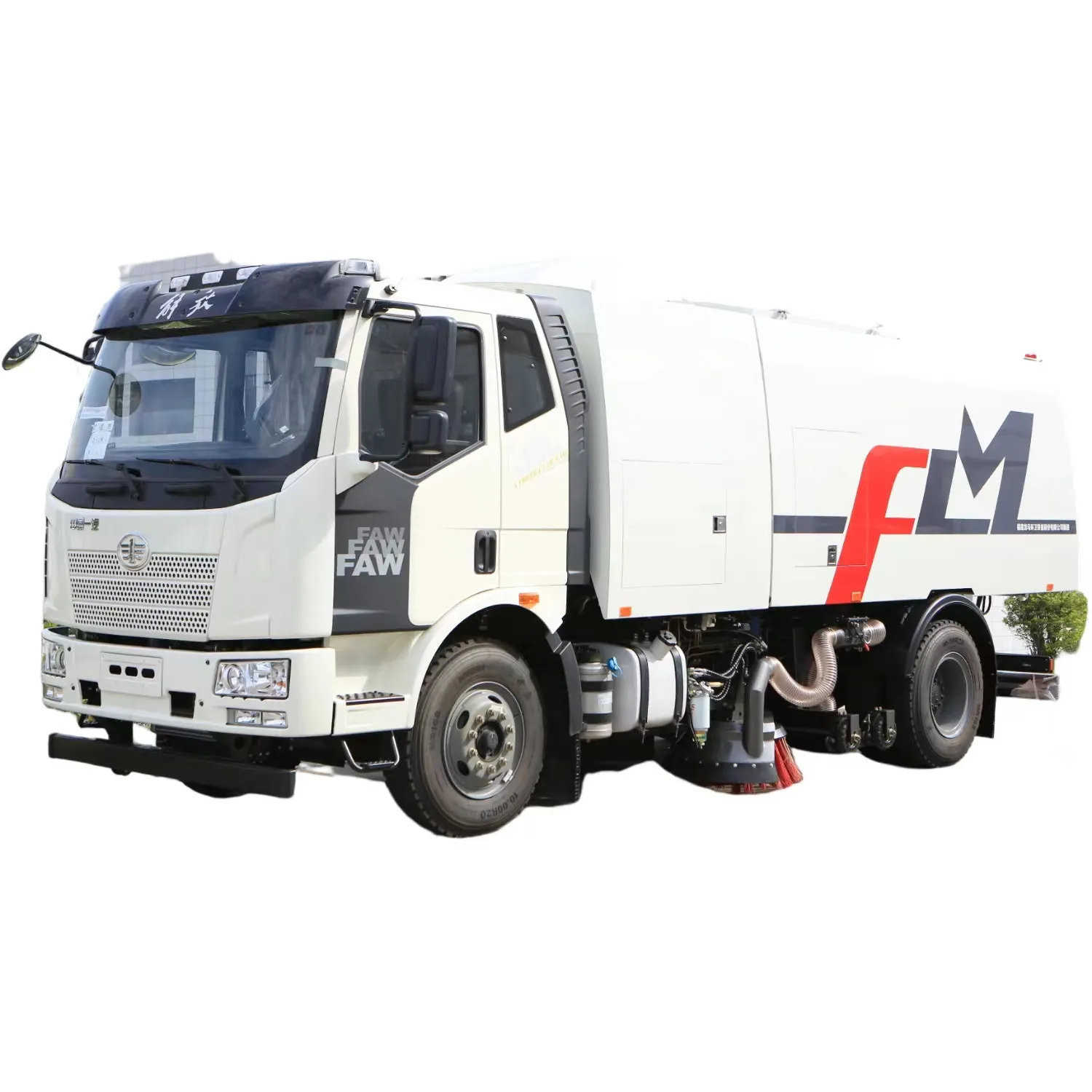 FAW High Quality 4*4 Wheel Small Vacuum Street Dust Suction Road Sweeper Truck Dry And Wet Vacuum Truck