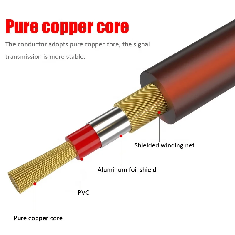 Hifi professional RCA to XLR audio cable male female xlr to rca male to male speaker cable 0.5M 1M 1.5M 2M 3M 5M