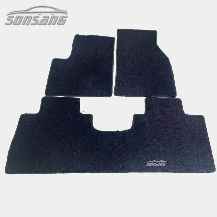 SONSANG Car Mats Custom Logo Full Set Carpet Non Slip Car Mats Floor for subaru forester car mats
