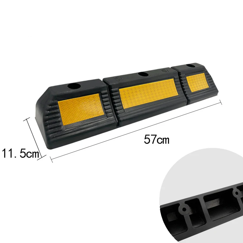 
Wholesale high quality Factory Price Car Rubber Wheel Stopper For Parking 