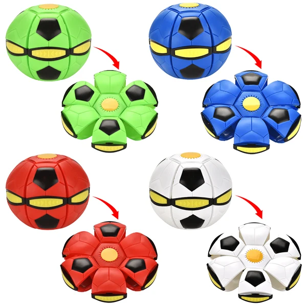 Wholesale Pet Toys UFO Flying Toys Magic Ball Saucer Flat Throw Disc Ball Toys